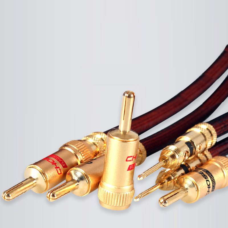 CHOSEAL LB-5109 Hifi Audio Cable 6N OCC Speakers Cable 2.5M BANANA Plug Pair CHOSEAL LB-5109 Hifi Audio Cable 6N OCC Speakers Cable 2.5M BANANA Plug Pair