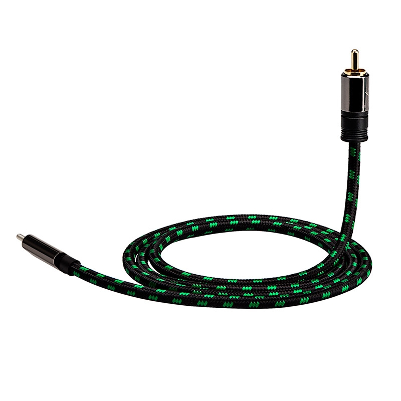 Cayin CS-30TCR Câble Coaxial RCA Planté Hifi Or 24K 1m