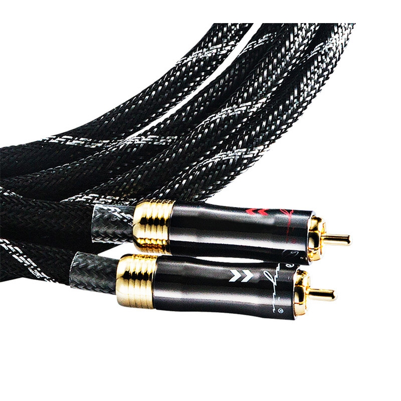 Cayin CS-5RCA Hifi Shielded RCA Audio transmission Cable unbalanced Cable Pair
