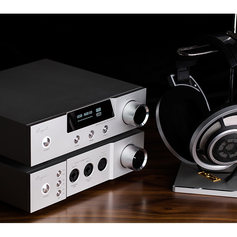 Cayin IHA-6 & iDAC-6 vacuum Tube Decoder fully Balanced headphone Amplifier Set