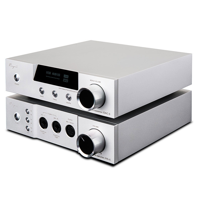 Cayin IHA-6 & iDAC-6 vacuum Tube Decoder fully Balanced headphone Amplifier Set