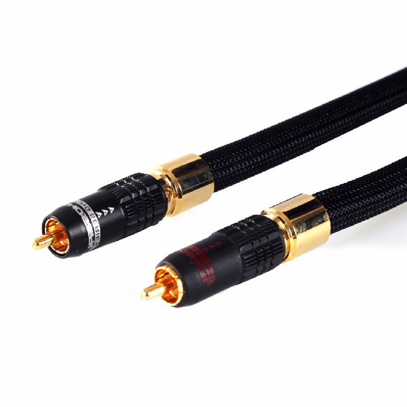 CHOSEAL AA-5401 OCC RCA Plugs Interconnect Audio Cable 1.5 m ( pair )