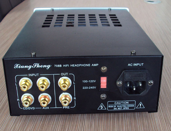 XiangSheng PREAMP-708B Amplificatore per cuffie valvolare in classe A e preamplificatore