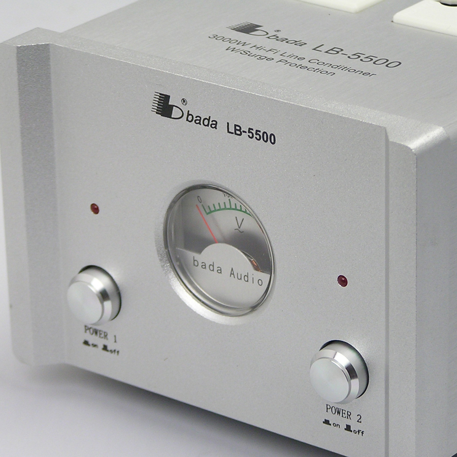 Bada LB-5500 HIFI Amplifier Audiophile Power Filter Plant Brand new Sliver