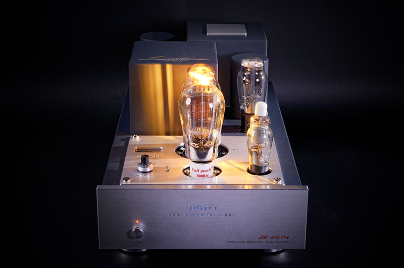 Line Magnetic LM-503PA вакуумная лампа 300B 845 Двойной моноблочный усилитель мощности класса A Однотактный 24 Вт * 2 пары