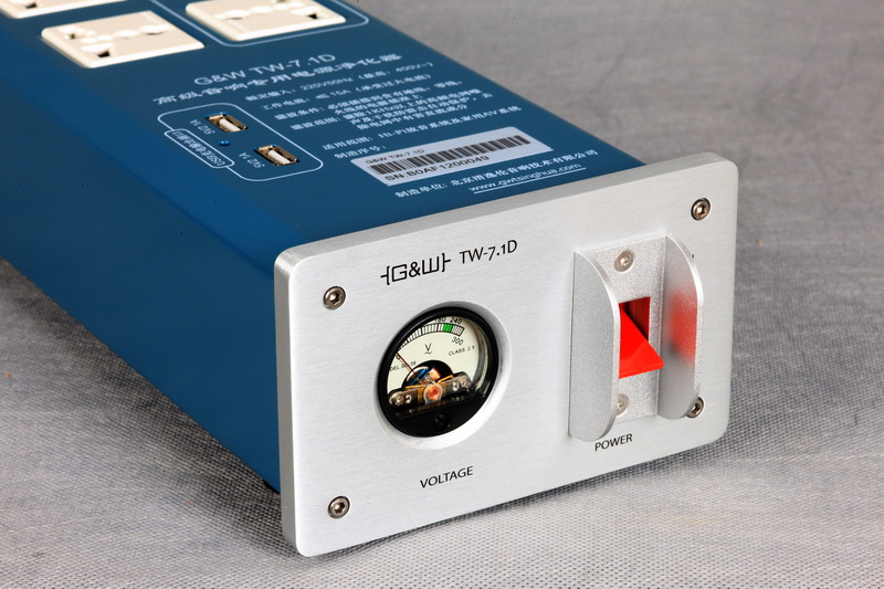 G&W TW-7.1D Power Filter Luftreiniger Steckdose sauber Hi-Fi Audio USB