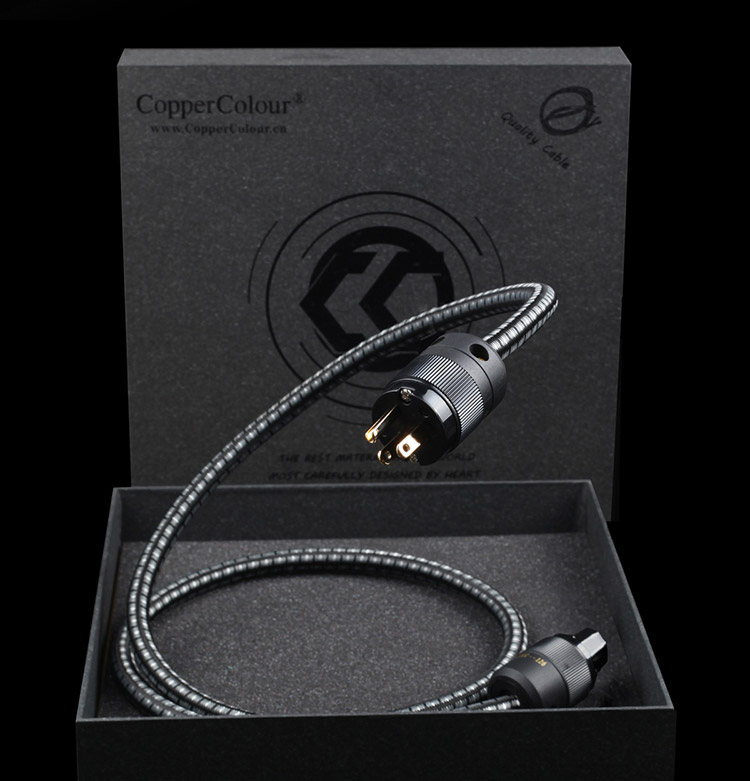 Copper Colour CC MOON III Audiophile Power Cord AU/AR/US/EURO Schuko Plug Freeze