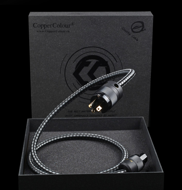 Copper Colour CC MOON III Cordon dalimentation audiophile AU/AR/US/EURO Schuko Plug Freeze