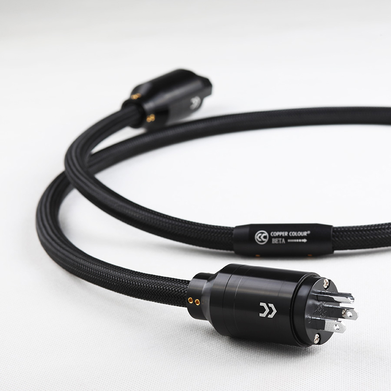 Copper Colour CC BETA AU/US/EURO Schuko Plug Powercord OCC Audiophile Teflon Copper Colour CC BETA AU/US/EURO Schuko Plug Powercord OCC Audiophile Teflon