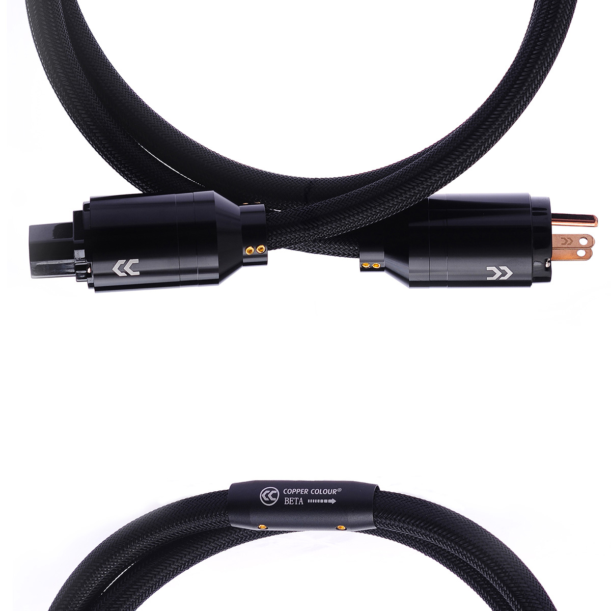 Copper Colour CC BETA AU/US/EURO Schuko Plug Powercord OCC Audiophile Teflon Copper Colour CC BETA AU/US/EURO Schuko Plug Powercord OCC Audiophile Teflon