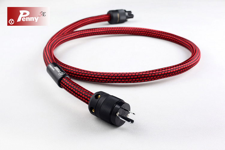Color cobre CC Penny SE NZ/US/EURO Enchufe Schuko Cable de alimentación Cable de alimentación OD = 19 mm