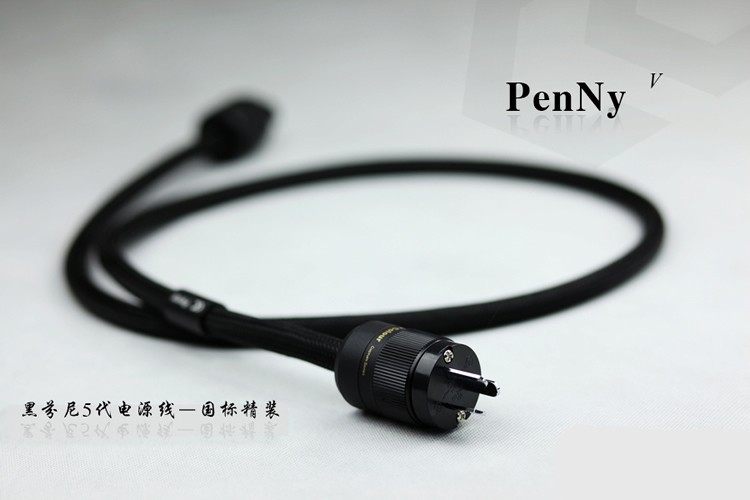 Copper Colour CC PenNy V CN/US/EURO Schuko Plug Power Cord Power cable OFC