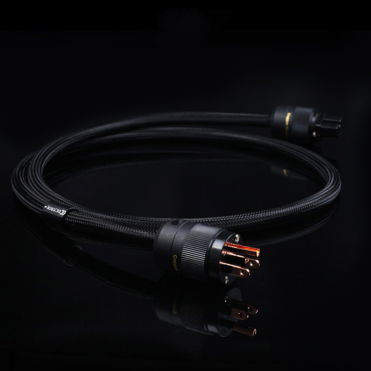 CopperColour CC DAC JUNIOR POWERCORD Audiophile Power Cable US/EUR Schuko Plug