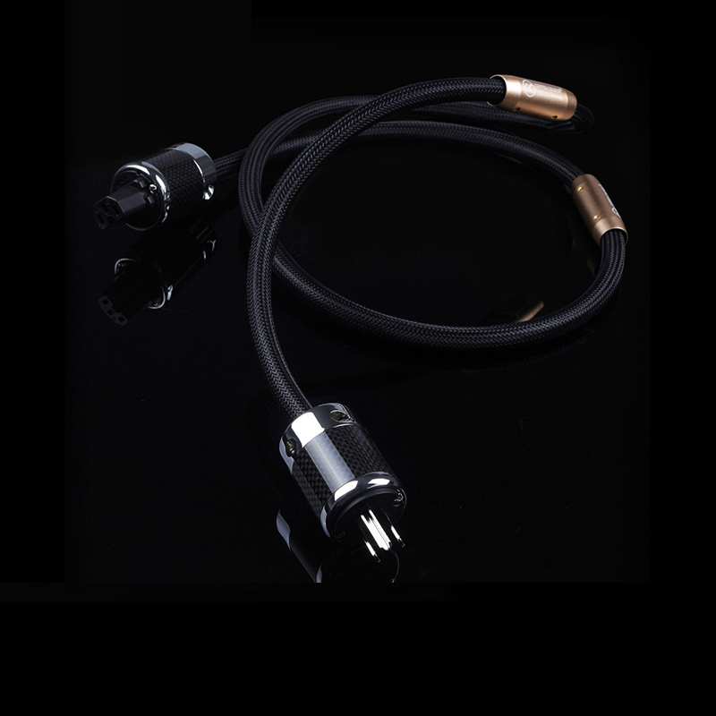 Copper Colour CC ALPHA POWER CORD AU/US/EU Schuko Plug Ultimate Power Cable Copper Colour CC ALPHA POWER CORD AU/US/EU Schuko Plug Ultimate Power Cable