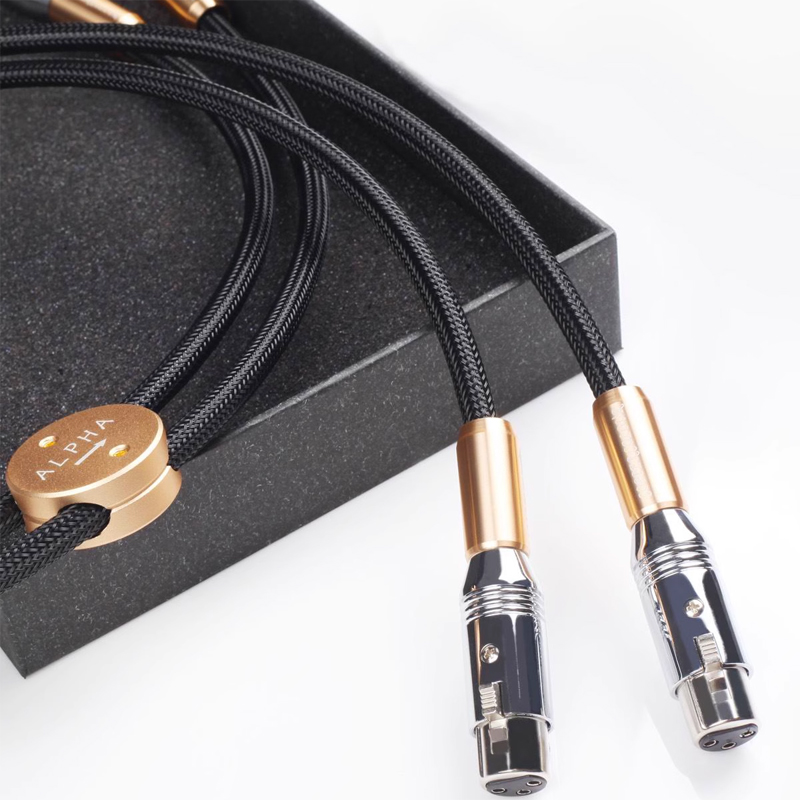 Copper Colour CC Alpha Audiophile Cables XLR Connector HiFi Audio interconnect Cord Pair Copper Colour CC Alpha Audiophile Cables XLR Connector HiFi Audio interconnect Cord Pair