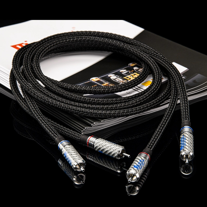 MUZISHARE MS-C1203-F HIFI RCA Audio Cable Audiophile Signal Cable 1M Pair MUZISHARE MS-C1203-F HIFI RCA Audio Cable Audiophile Signal Cable 1M Pair