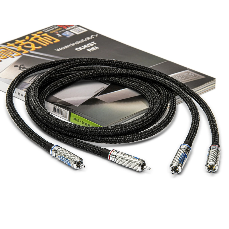 MUZISHARE MS-C1203-F HIFI RCA Audio Cable Audiophile Signal Cable 1M Pair MUZISHARE MS-C1203-F HIFI RCA Audio Cable Audiophile Signal Cable 1M Pair