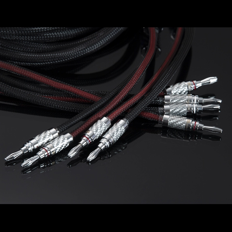 MUZISHARE MS-V880-F OCC Audiophile HIFI Speaker Cable Banana Plug 2.5M Pair MUZISHARE MS-V880-F OCC Audiophile HIFI Speaker Cable Banana Plug 2.5M Pair