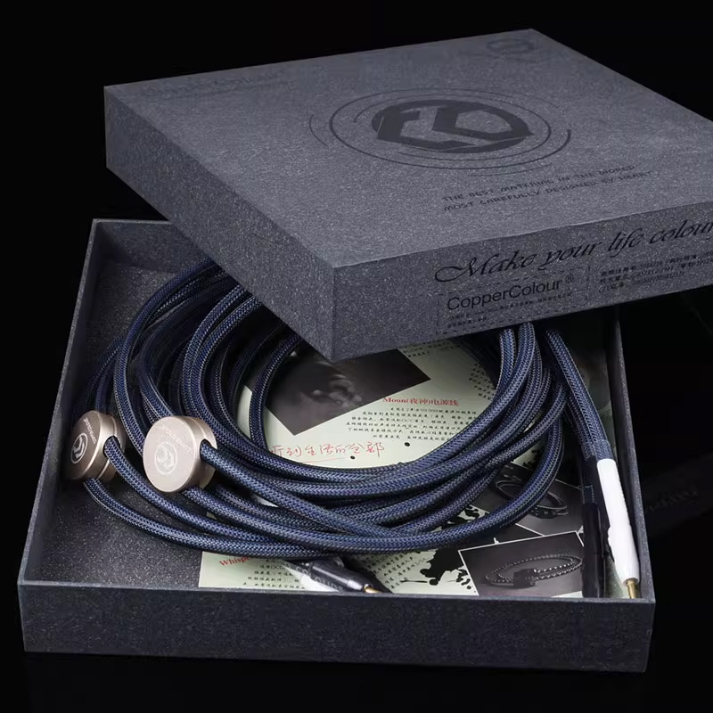 Copper Colour ALPHA Alloy Speaker Cable Gold Banana/Y Plug A Pair
