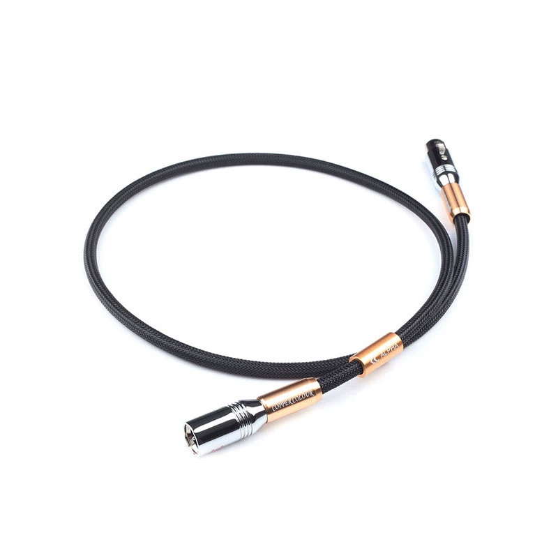 Copper Colour CC Alpha Flagship RCA Coaxial Cable AES XLR Balanced Digital Signal Cable