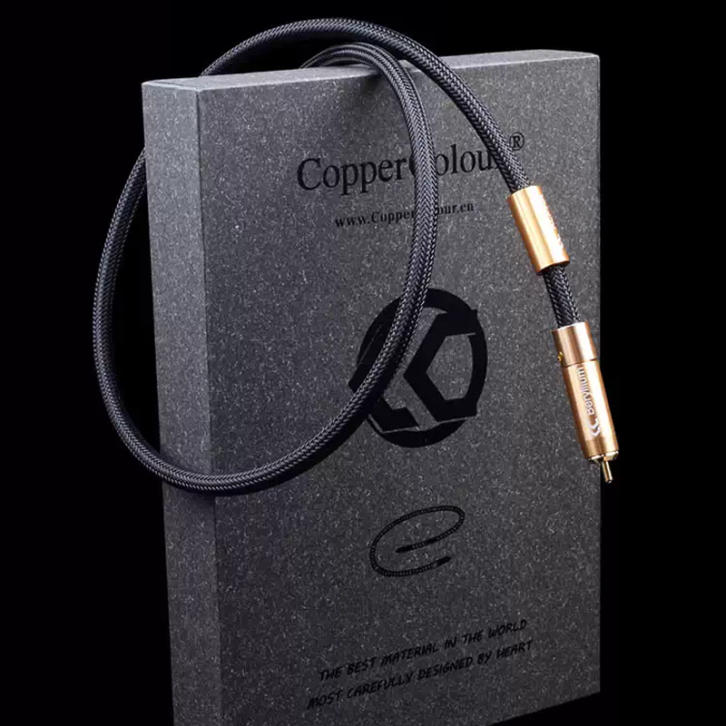 Copper Colour CC SUB-ALPHA Subwoofer Cable RCA/XLR Balanced Subwoofer Cable 1 pcs