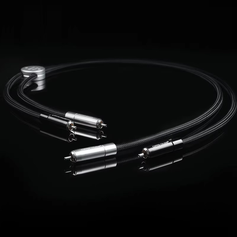 Copper Colour CC BETA Audiophile Cables RCA Connector HiFi Audio interconnect Cord Pair Copper Colour CC BETA Audiophile Cables RCA Connector HiFi Audio interconnect Cord Pair