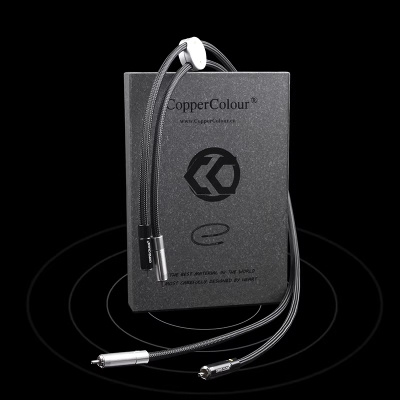 Copper Colour CC BETA Audiophile Cables RCA Connector HiFi Audio interconnect Cord Pair Copper Colour CC BETA Audiophile Cables RCA Connector HiFi Audio interconnect Cord Pair