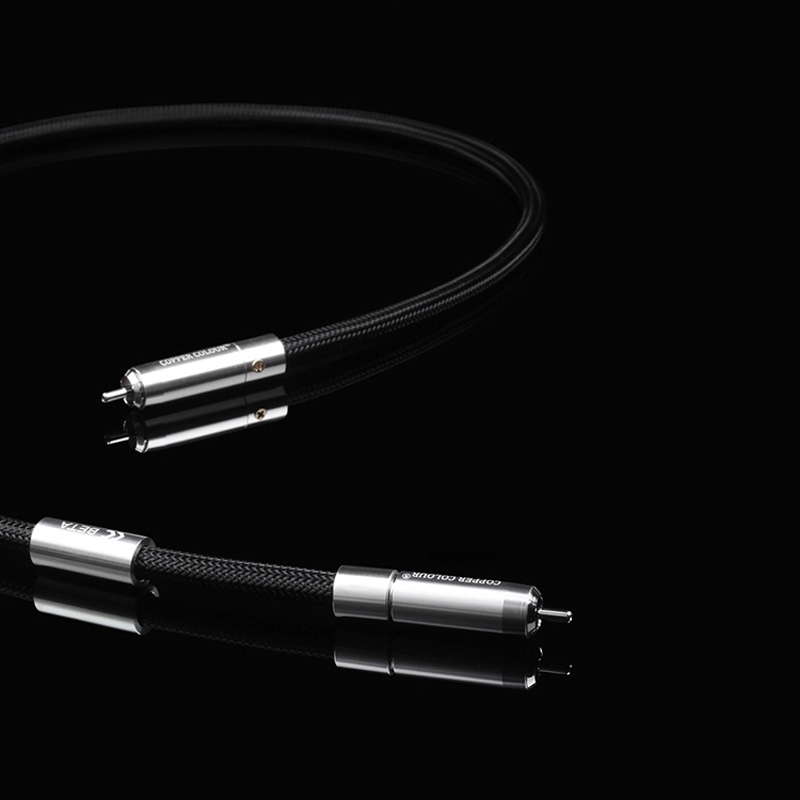 Copper Colour CC BETA Flagship RCA Coaxial Cable AES XLR Balanced Digital Signal Cable Copper Colour CC BETA Flagship RCA Coaxial Cable AES XLR Balanced Digital Signal Cable