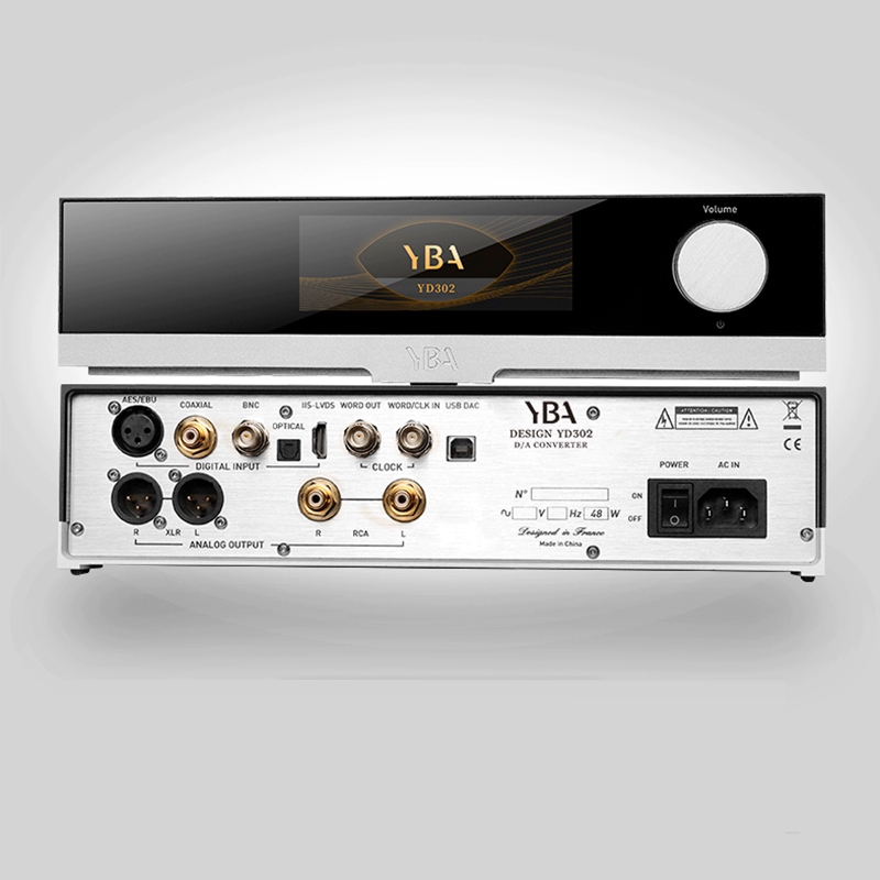 YBA DESIGN YD302 HIFI Audiophile OHM Dual BD34301 & XMOS XU316 Desktop DAC Touch Screen YBA DESIGN YD302 HIFI Audiophile OHM Dual BD34301 & XMOS XU316 Desktop DAC Touch Screen