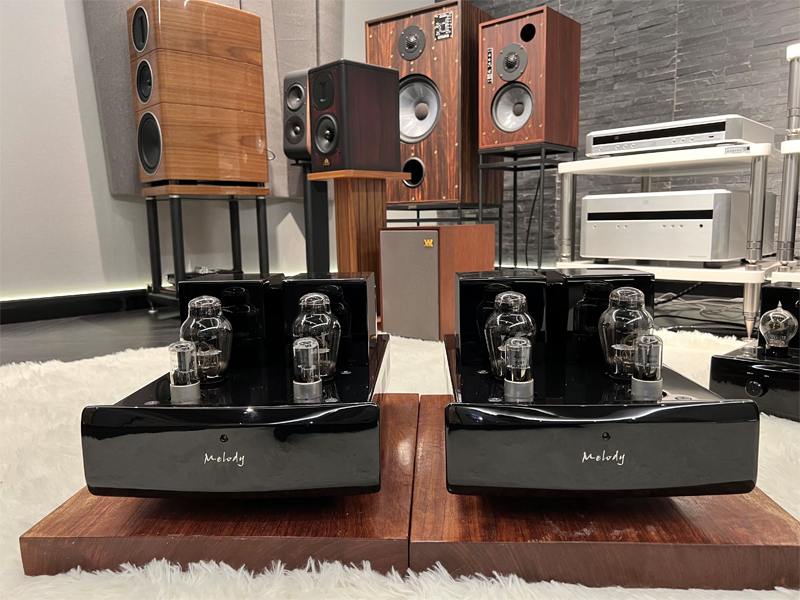 China Audiophile Melody Push-pull 300B tube high-power split pure tube Amplifier Mono Power Amplifier (A Pair) China Audiophile Melody Push-pull 300B tube high-power split pure tube Amplifier Mono Power Amplifier (A Pair)