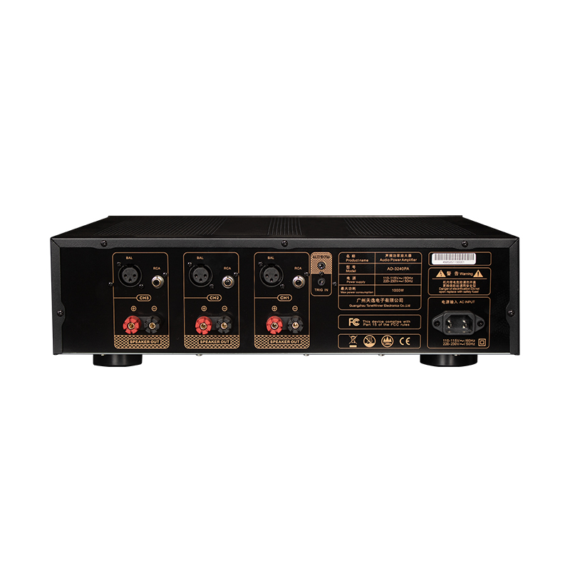 Tonewinner AD-3240PA 3-Channel AV Power Amplifier 250W8Ω 400W@4Ω