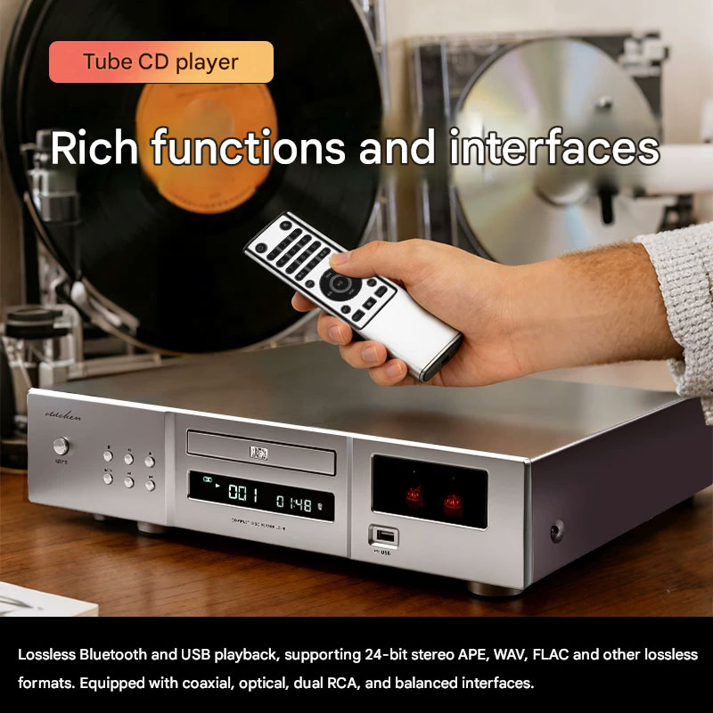 oldchen Hi-end tube CD player HiFi Audiophile Bluetooth USB lossless CD player