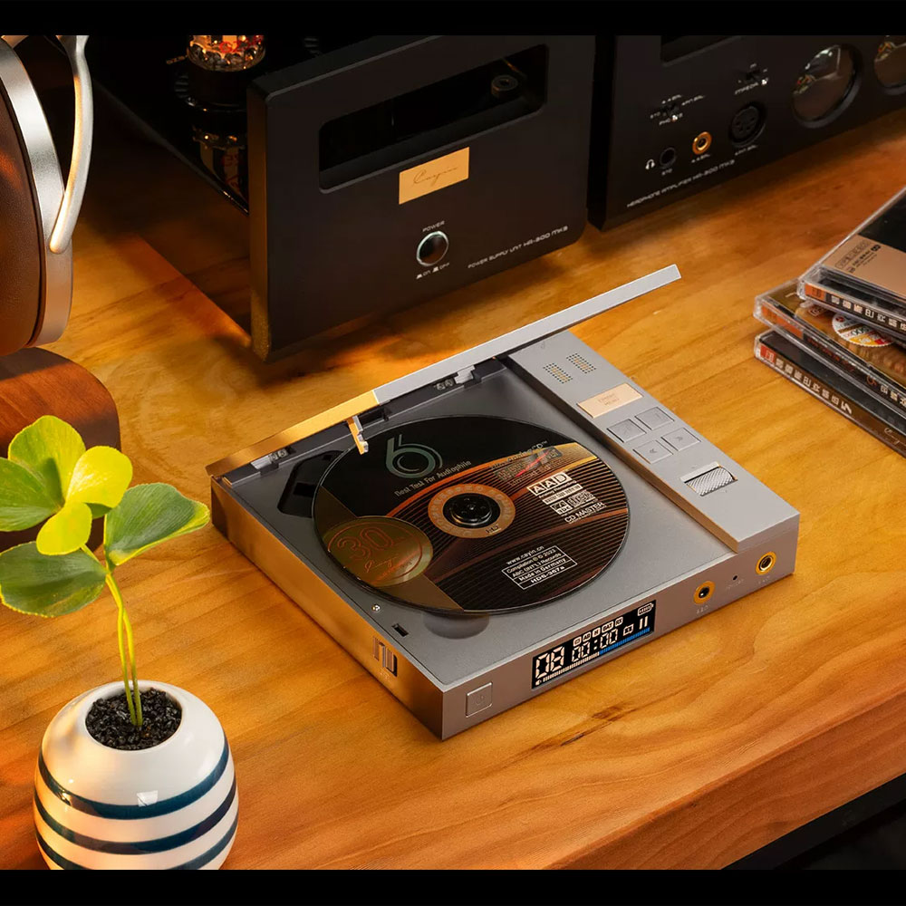 Cayin CP6 Tube Tri-tone Bluetooth Wireless HiFi Audiophile Portable CD Player