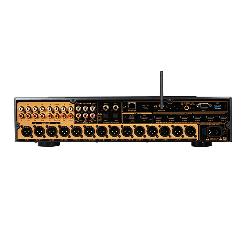 Tonewinner AT-600 Processore AV a 16 canali – Include supporto completo per Dirac, gestione dei bassi e ART.
