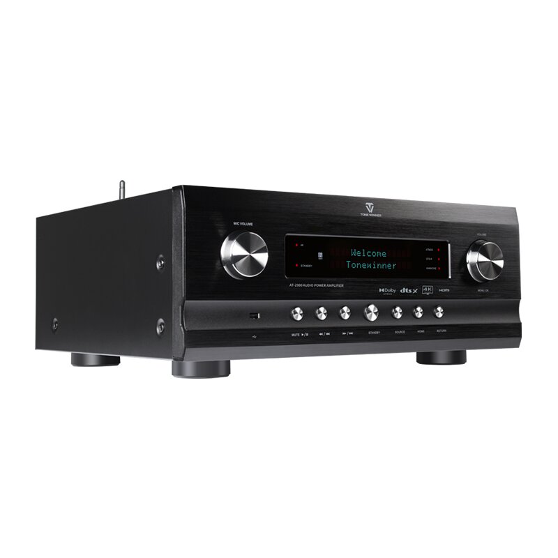 ToneWinner AT-2900 9 Channels integrated amp AV Receiver Home Theatre Amplifier Supports Dolby Atmos