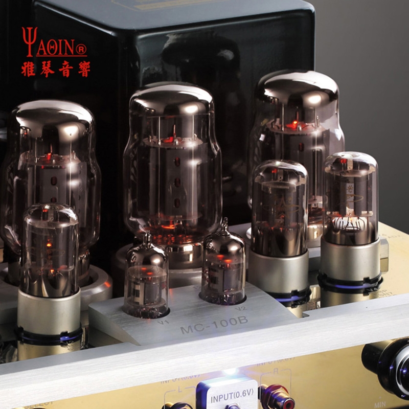 YAQIN MC-100B KT88 Clase A Tubo Amplificador integrado HiFi Preamplificador