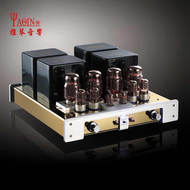 YAQIN MC-100B KT88 Clase A Tubo Amplificador integrado HiFi Preamplificador