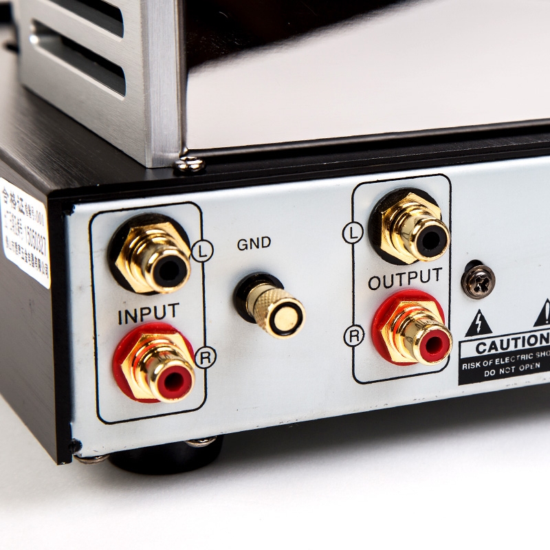 YAQIN MS-23B MM RIAA Préamplificateur à lampes stéréo + étage phono