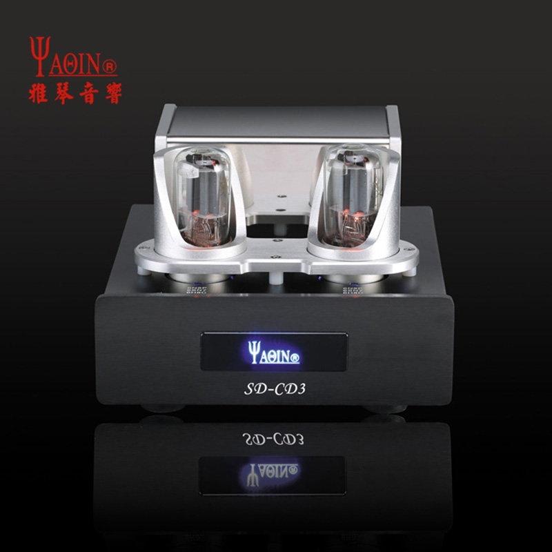 YAQIN SD-CD3 6N8P Tube Signal Upgrade Hi-End Buffer Processor para reproductor de CD