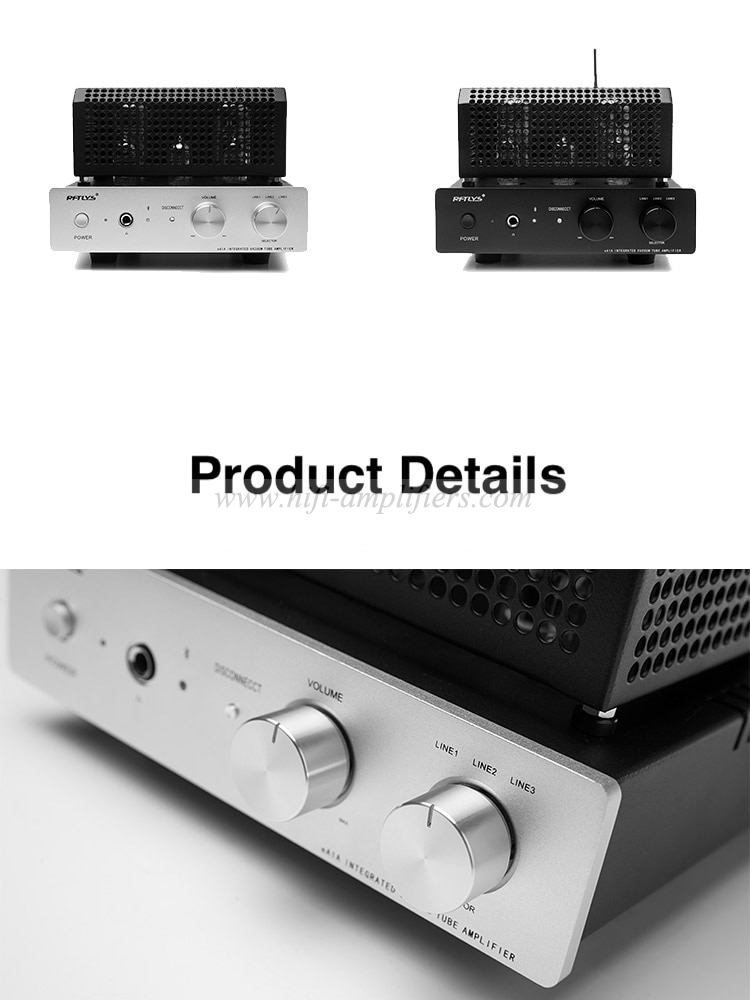 RFTLYS EA1A EL34 tube Headphone Amplifier & HiFi Integrated Amp with Bluetooth