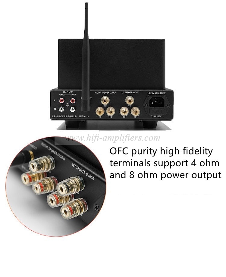 RFTLYS EA1A EL34 tube Headphone Amplifier & HiFi Integrated Amp with Bluetooth