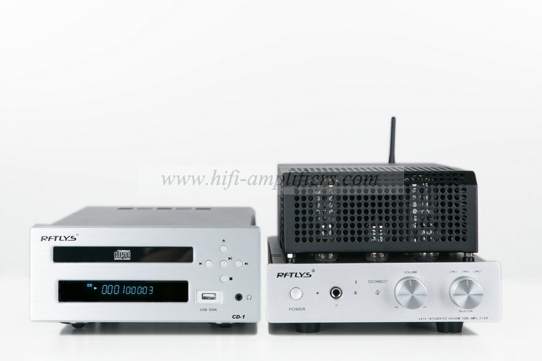 RFTLYS EA1A EL34 tube Headphone Amplifier & HiFi Integrated Amp with Bluetooth