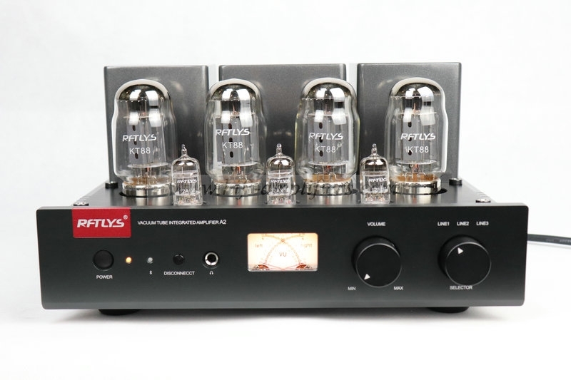 RFTLYS A2 KT88 Tube Integrated Amplifier With Headphone Amp with Bluetooth Input