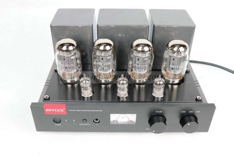 RFTLYS A2 KT88 Tube Integrated Amplifier With Headphone Amp with Bluetooth Input