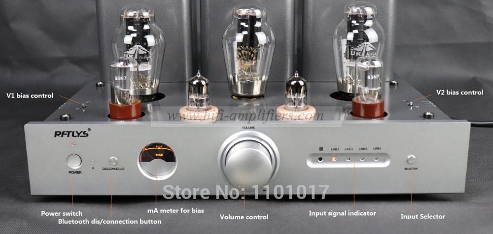 RFTLYS A3 Single-ended Class A 300B-L tube Intergrated Amplifier Bluetooth