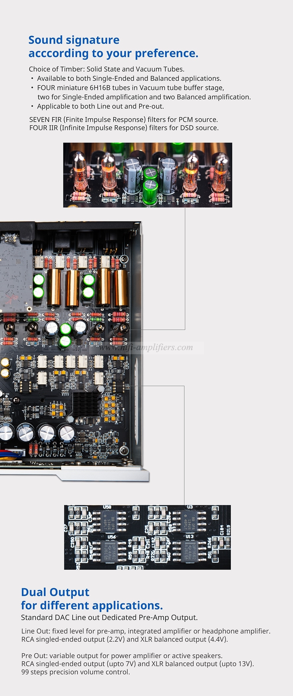 Cayin IHA-6 & iDAC-6 MK2 vacuum Tube Decoder HIFI Balanced headphone Amplifier Set