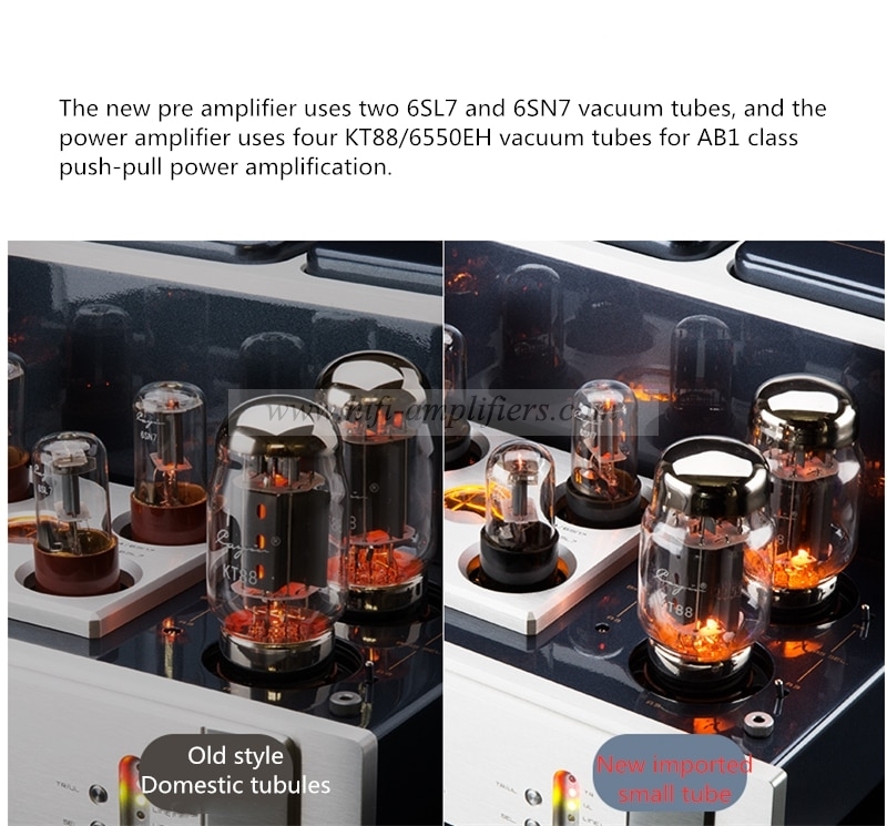 Cayin A-88T MK2 tube KT88/6550*4 Integrated Amplifier Audiophile Power Amp Class AB Push-pull Amplifier