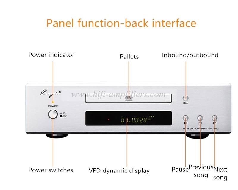 Cayin MT-CD45 CD Player HiFi Music Disc Decoder Player HDCD with Remote Control