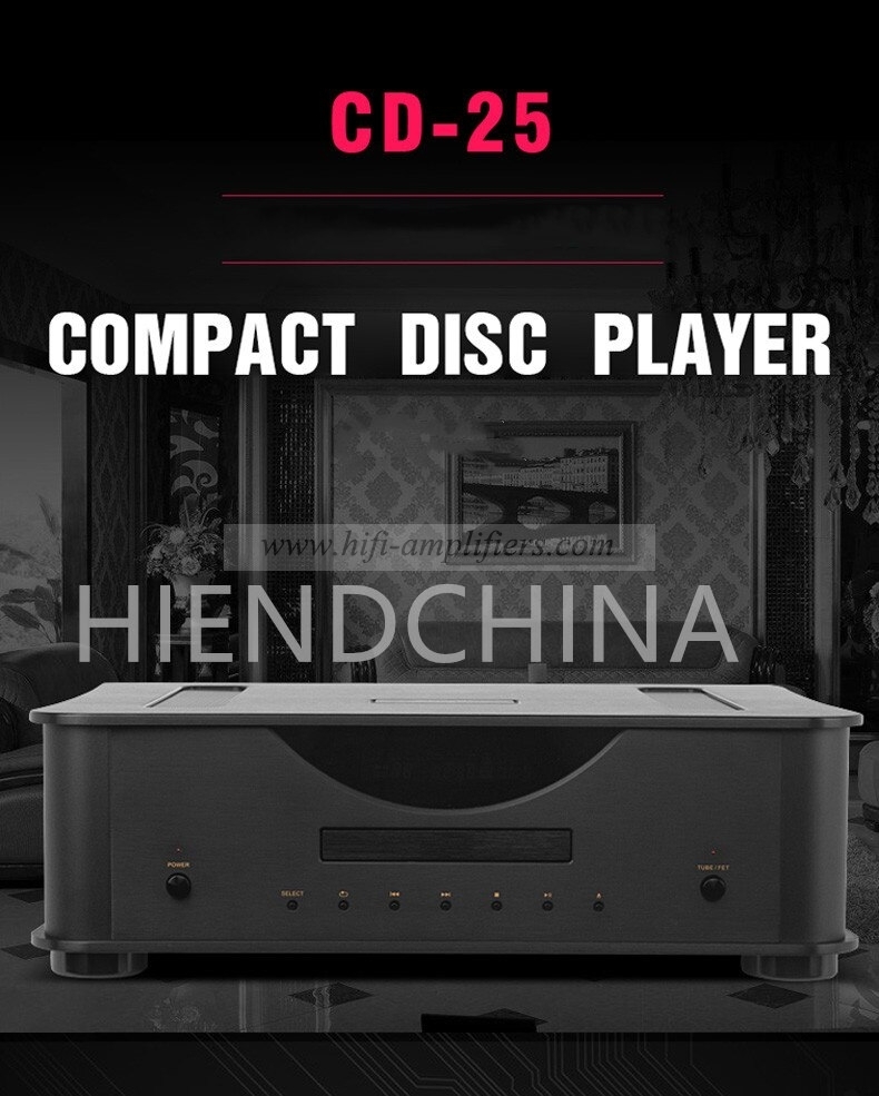 ShengYa CD-25 Electron Tube Gallstone Mixed High Fidelity CD Disc Player Hifi CD player