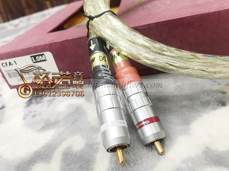 Xindak CFA-1 Carbon Fiber Audio Interconnects Cable 1M Pair